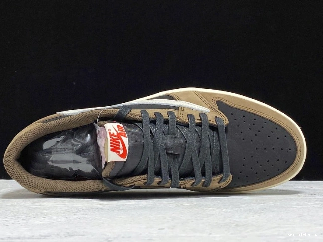 Rep Onekick Air Travis OG Mocha 1 Jordan Scott Low Dark x CQ4277-001 SP 0728